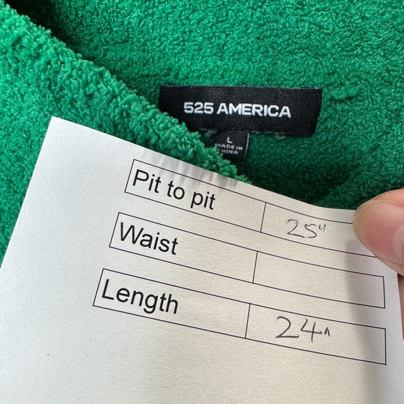 525 America Mock Neck Sweater Green - Picture 9 of 9